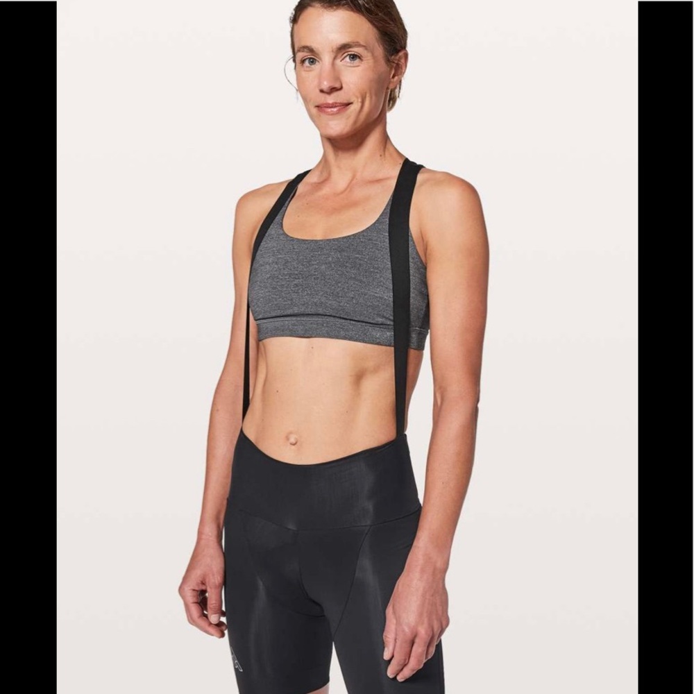 Lululemon 7Mesh Wk2 Bib-Short padded bike short NWT XS